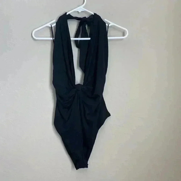 Ramy Brook Zoey Bodysuit Black Size Large - Picture 4 of 12